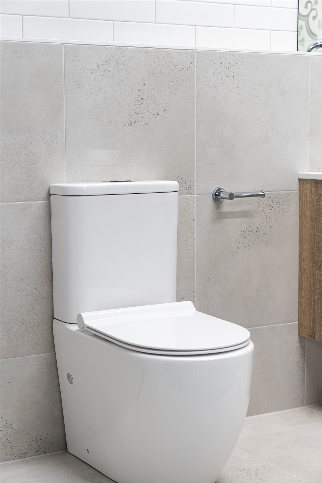 Ultimate Tiles White Toilet - DIsplay 2 Pakenham